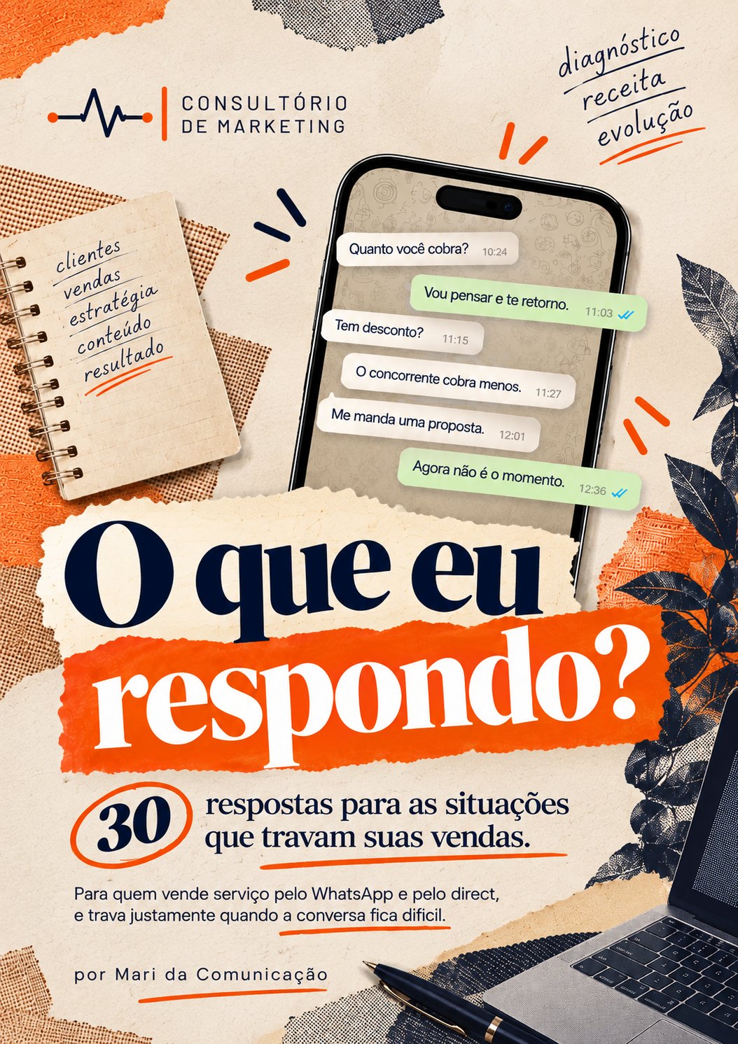 Capa do e-book O que eu respondo? 30 respostas para as situações que travam suas vendas